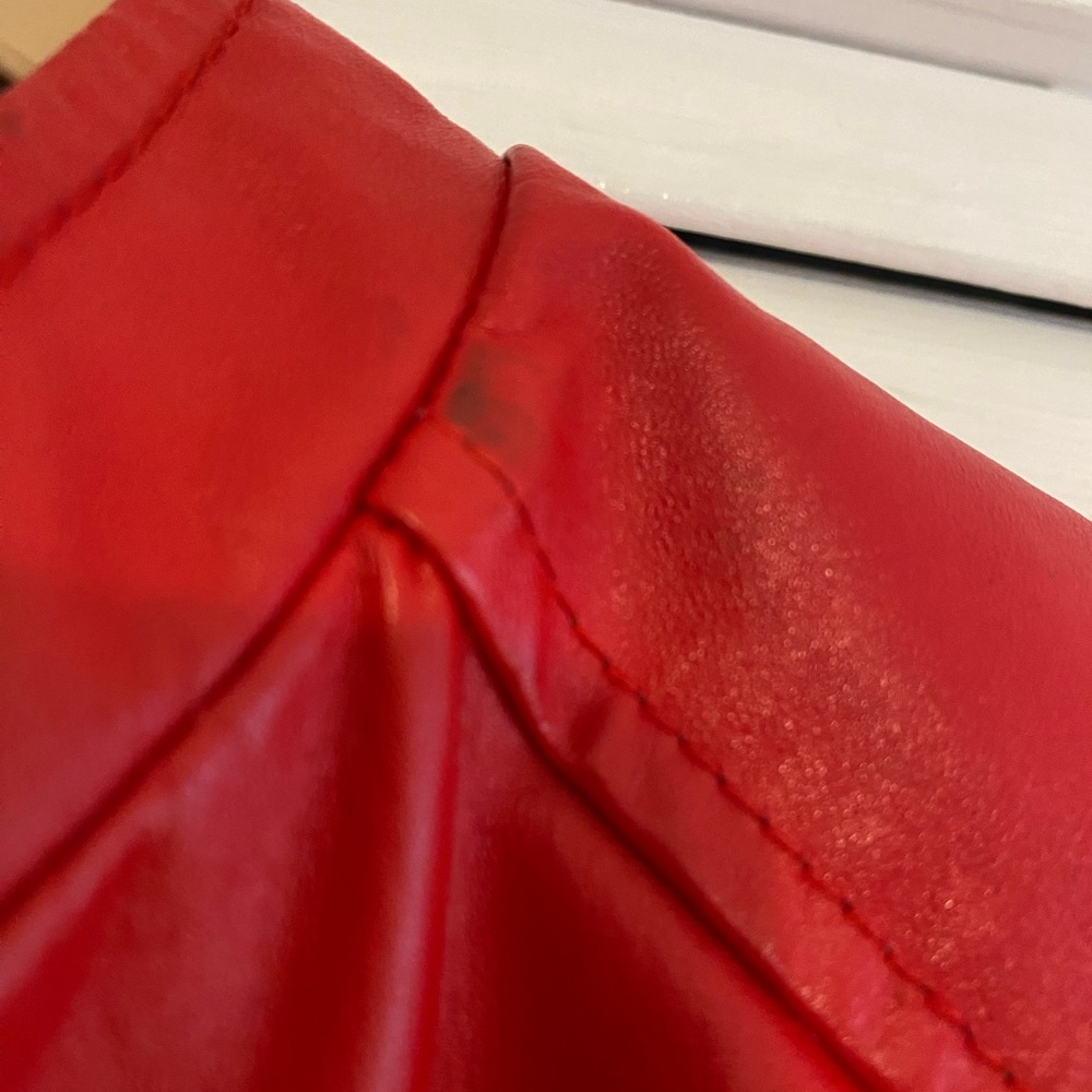 Crop Leather Jacket - Picture 3 of 5